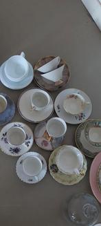 Vintage Kopjes en Schotels - 13 stuks, Ophalen