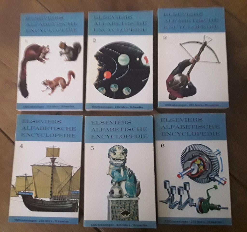 Vintage: elseviers alfabetische encyclopedie (in box), Boeken, Ophalen of Verzenden, Gelezen, Algemeen, Complete serie