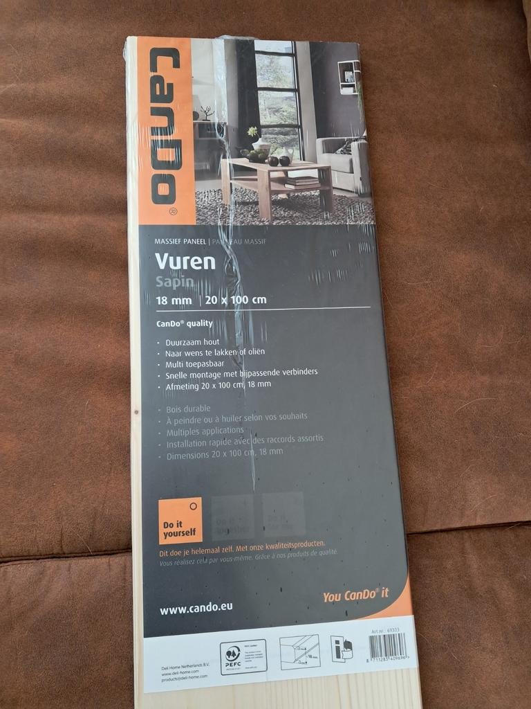 Vurenhout panelen, Ophalen, 50 tot 150 cm, Nieuw, 10 m² of meer