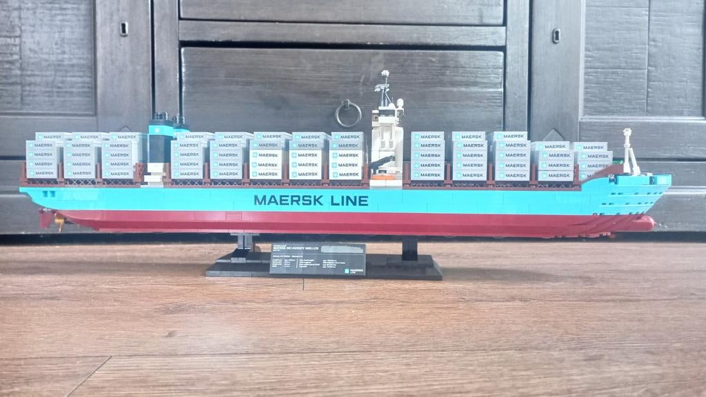 LEGO Creator Maersk Line Triple-E containerschip 10241, Overige merken, Auto, Groter dan 1:32, Ophalen of Verzenden