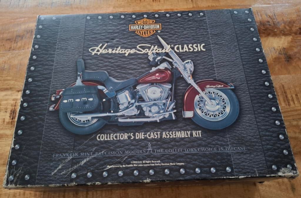 Franklin Mint Harley Davidson assembly kit Hertiga 1:10, Ophalen of Verzenden, Nieuw, 1:9 t/m 1:12, Motor