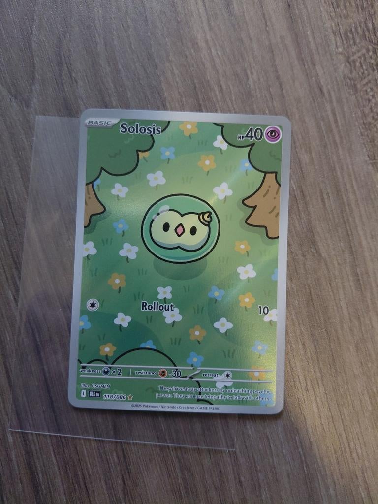 Pokemon Kaart Solosis - Common - 118/086 - Silver Tempest, Ophalen of Verzenden, Zo goed als nieuw, Losse kaart
