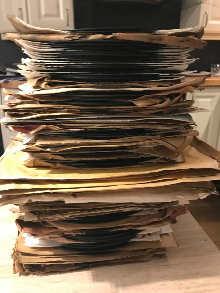 Bakelieten platen, Ophalen