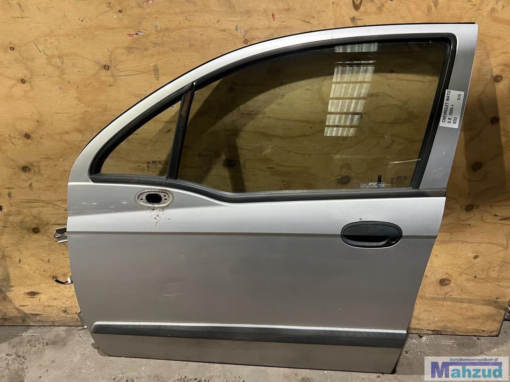 CHEVROLET MATIZ Zilver 92U links voor deur 2005+, Gebruikt, Info@gm.com, Chevrolet, Deur