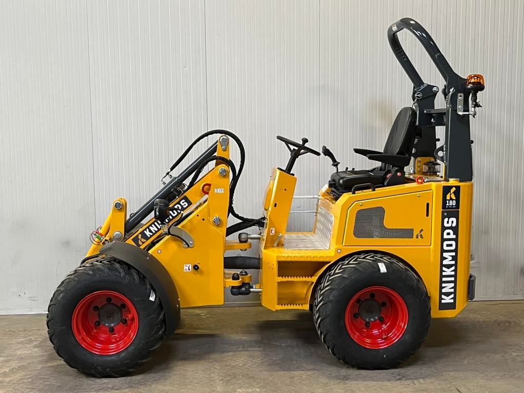 Knikmops 170, Ophalen, Wiellader of Shovel