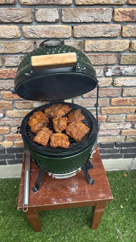 Mini Kamado Compact en veelzijdig!, Ophalen of Verzenden, Zo goed als nieuw