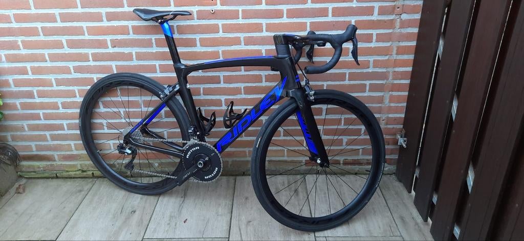 Racefiets Ridley Noah Fast maat S. Zwart/blauw 2020 model., 28 inch, 49 tot 53 cm, Zo goed als nieuw, Meer dan 20 versnellingen