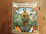SIGARENKISTETIKET "HAVAN-DELI-COMPAGNIE", Ophalen of Verzenden, Nieuw, Sigarenbandjes