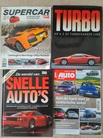 Set boeken en tijdschriften over snelle auto's, Ophalen