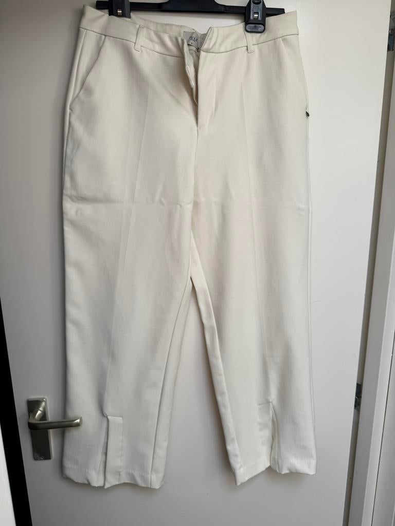 Pulz broek pantalon creme gebroken wit maat 42, Wit, Maat 42/44 (L), Ophalen of Verzenden, Zo goed als nieuw