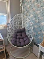 Witte Xenos Hangstoel/Egg, Ophalen, Gebruikt, Wit, Stof