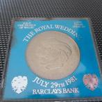 Penning uitgegeven t.g.v. het huwelijk Charles en Diana, Ophalen of Verzenden, Overige materialen, Buitenland