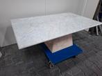 Elegante marmeren salontafel, Huis en Inrichting, Tafels | Eettafels, Ophalen, Overige materialen, Gebruikt, 100 tot 150 cm