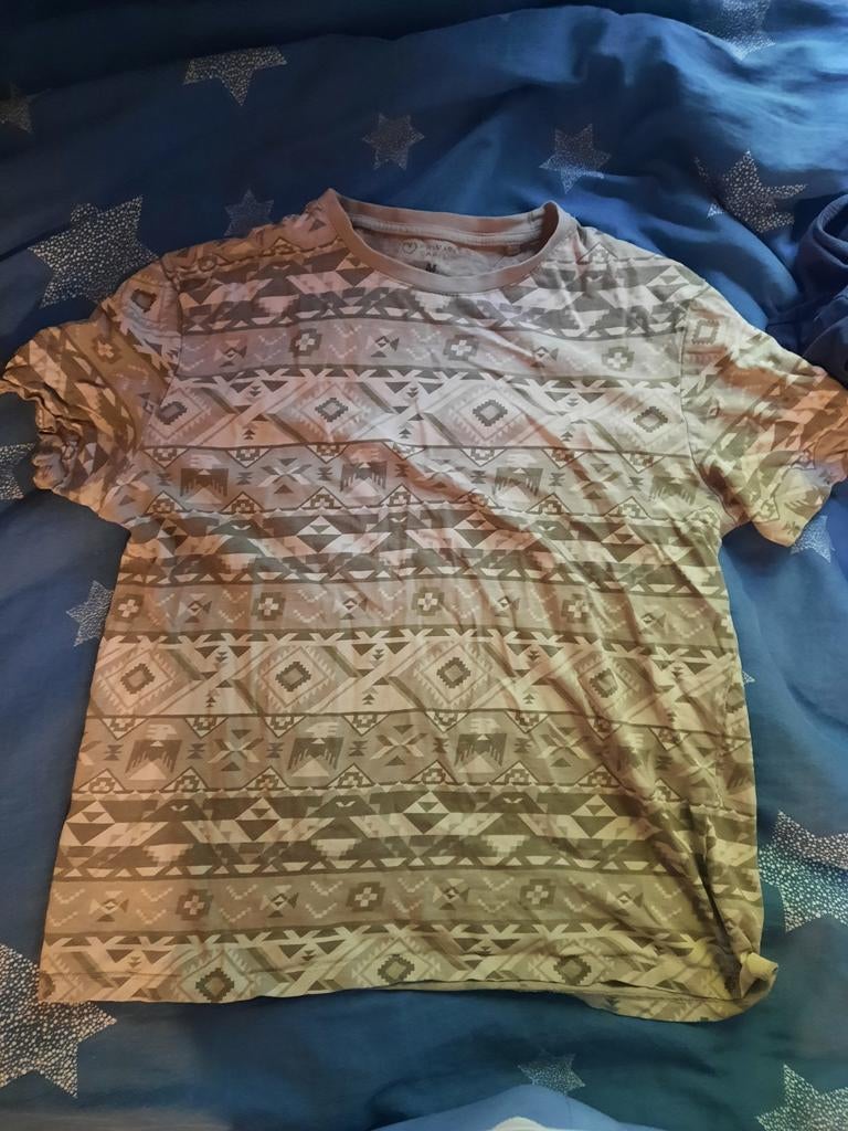 Primark T-shirt met patroon, maat M, Ophalen, Overige kleuren, Maat 48/50 (M), Gedragen