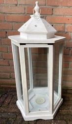 Houten windlicht 38x75cm, Ophalen, Gebruikt, Wit, 75 cm of meer