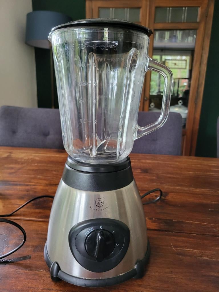 Royal Swiss blender met glazen kan, Ophalen of Verzenden, Zo goed als nieuw, Blender