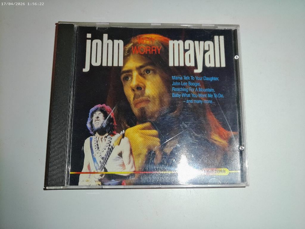 cd John Mayall - Why Worry, Cd's en Dvd's, Ophalen of Verzenden, 1960 tot 1980, Gebruikt, Blues