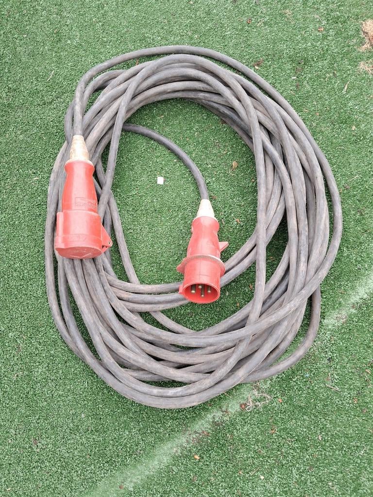 Krachtstroomkabel verlengkabel 400V 36A 25m, Doe-het-zelf en Verbouw, Elektra en Kabels, Ophalen of Verzenden