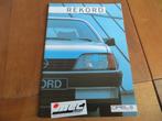 Folder Opel Rekord, Rekord Caravan 10-1984 +specificatieblad, Opel, Zo goed als nieuw, Opel, Ophalen of Verzenden