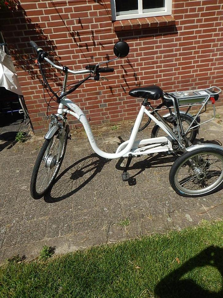 3wielfiets met nieuwe accu, Fietsen en Brommers, Fietsen | Dames | Damesfietsen, Zo goed als nieuw, Overige merken, Versnellingen