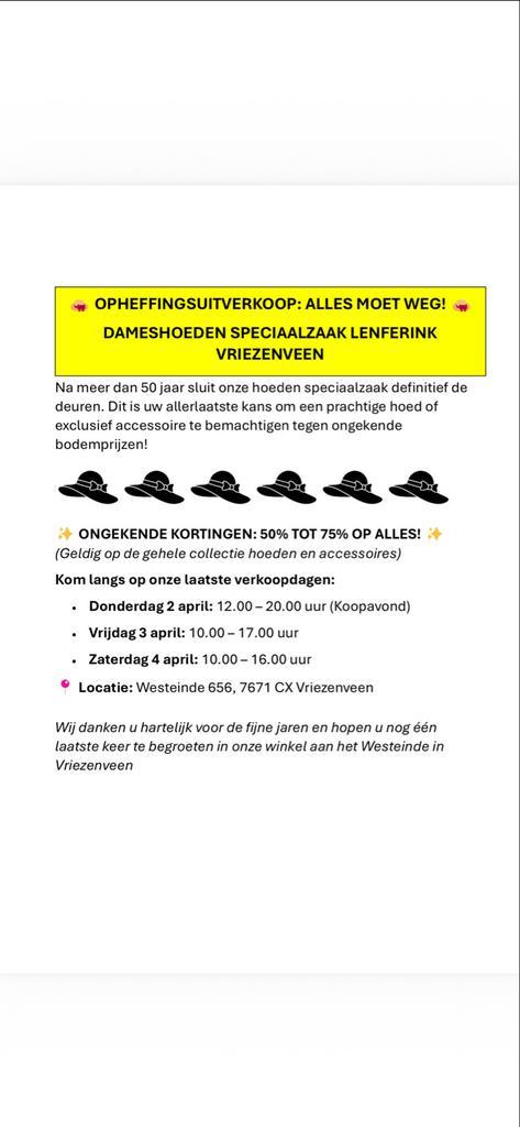 Partij handel Dameshoeden nieuw opheffingsverkoop, Kleding | Dames, Hoeden en Petten, Nieuw, Hoed, One size fits all, Ophalen