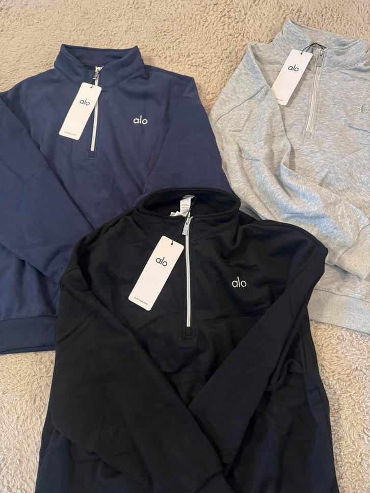 Nieuwe ALO Yoga Half Zip Trui – 3 Kleuren – Maten S t/m L –, Kleding | Dames, Truien en Vesten, Nieuw, Maat 38/40 (M), Zwart, Ophalen