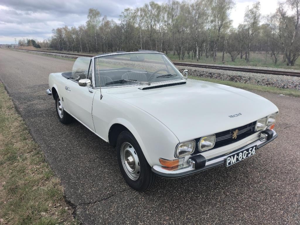 Peugeot 504 cabriolet 1971, Auto's, Achterwielaandrijving, 4 cilinders, Cabriolet, 4 stoelen