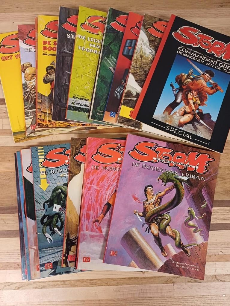 Stripboeken - Storm - 23 stuks, Boeken, Stripboeken, Meerdere stripboeken, Ophalen of Verzenden, Gelezen