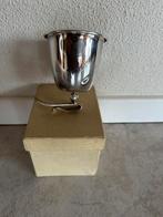 lepelvaasje klemvaasje bordvaasje verzilverd diam 6.5 x H7.5, Ophalen of Verzenden, Zo goed als nieuw