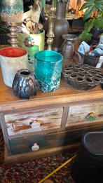 Des Pots 4 vaasjes, Overige kleuren, Aardewerk of Porselein, Ophalen of Verzenden, Zo goed als nieuw