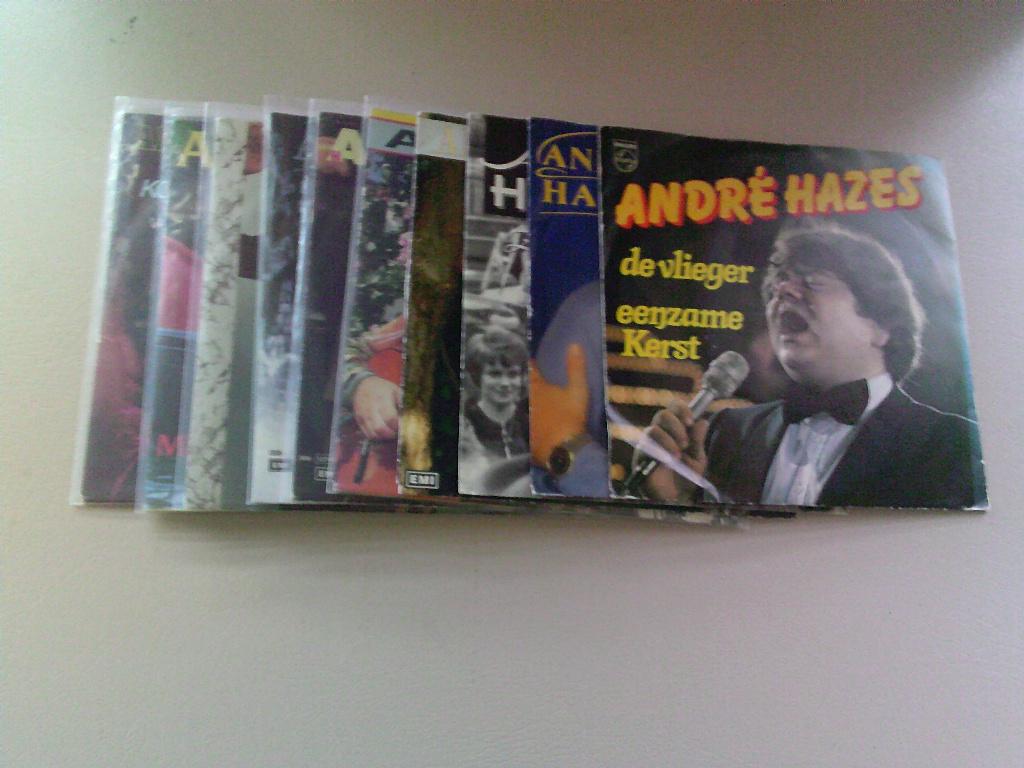 10 vinyl singles van andre hazes, 7 inch, Ophalen of Verzenden, Levenslied of Smartlap, Originele persing