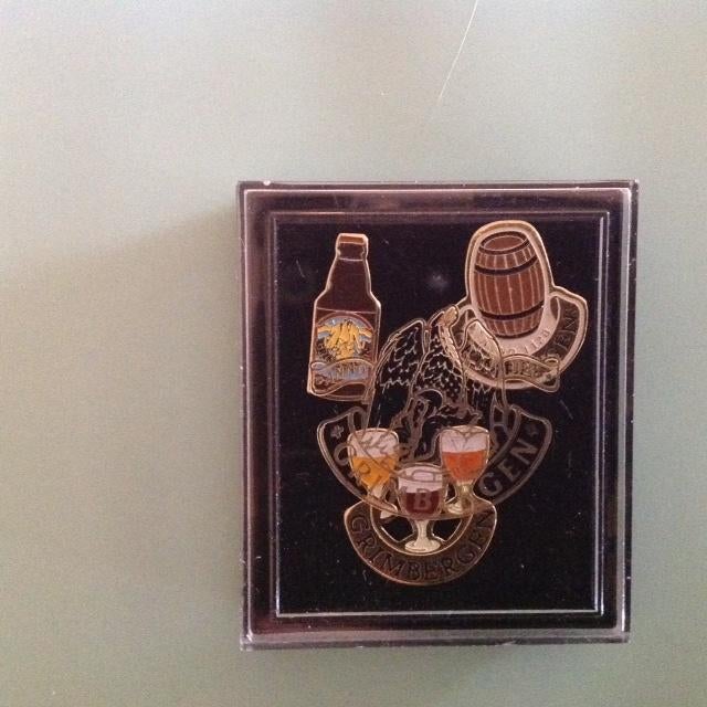 Speldje-pins van Grimbergen, Antiek en Kunst, Ophalen of Verzenden