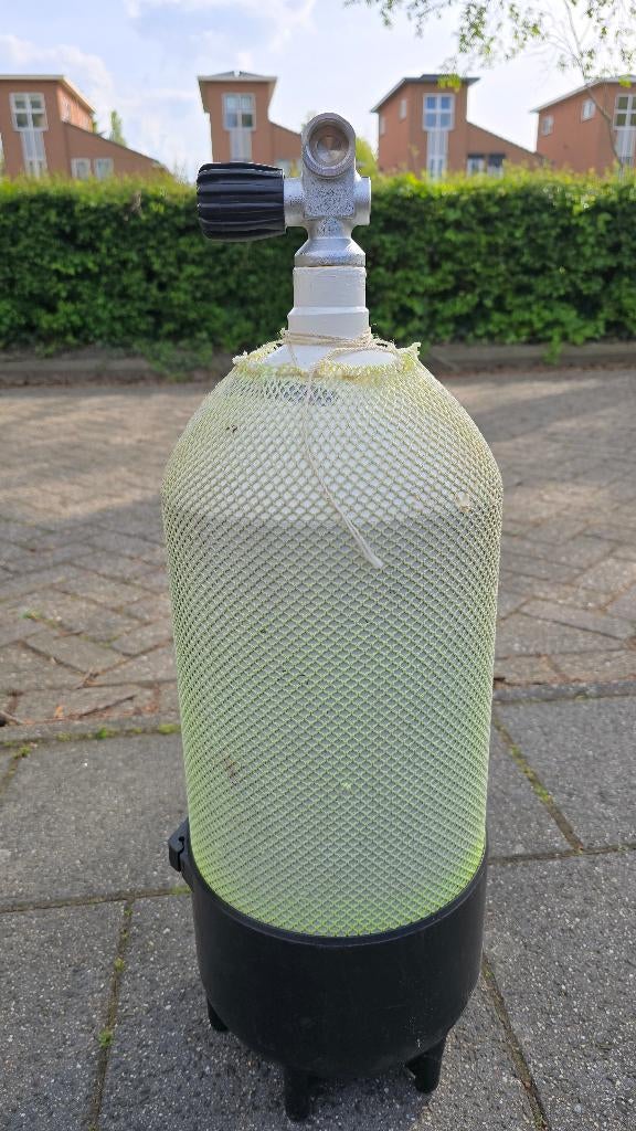 Duikfles 12L staal M25x2 keuring t/m 5 mei 2027, Ophalen, Gebruikt, Duikfles
