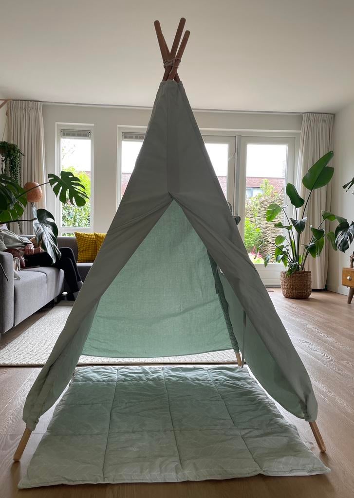 Tipi tent, Ophalen, Gebruikt
