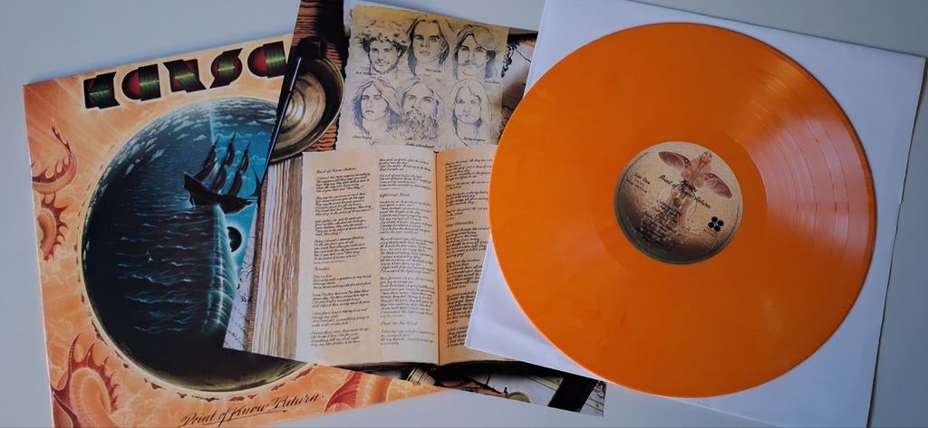 KANSAS POINT OF KNOW RETURN ORANJE vinyl, Cd's en Dvd's, Vinyl | Rock, Ophalen of Verzenden, Zo goed als nieuw, 12 inch, Progressive