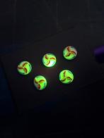 5 handbeschilderde uranium knopen, Ophalen of Verzenden, Gebruikt, Knoop of Knopen