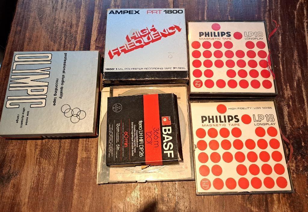 11 x bandrecorder  banden, Audio, Tv en Foto, Bandrecorders, Ophalen of Verzenden, Bandrecorder