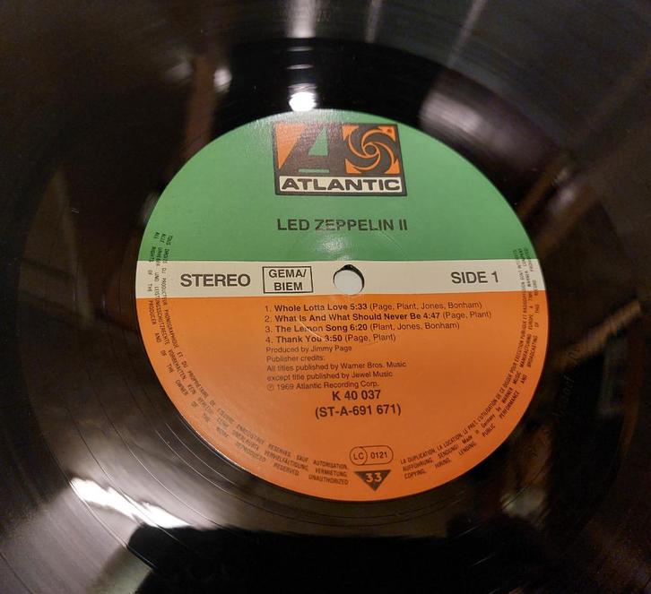 Led Zeppelin VINYL LP Led Zep II NIEUW 1997 Duitse persing, Cd's en Dvd's, Vinyl | Rock, Nieuw in verpakking, Poprock, 12 inch