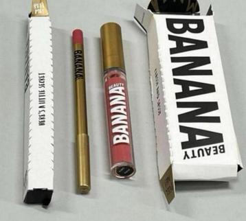 BANANA Beauty ALOHA LIPSTICK + ALOHA Gold Lipliner roze set beschikbaar voor biedingen