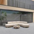 Karwei Loungeset Saar zand beige metaal nieuw met ophoging, Tuin en Terras, Tuinmeubel-accessoires, Ophalen, Zo goed als nieuw
