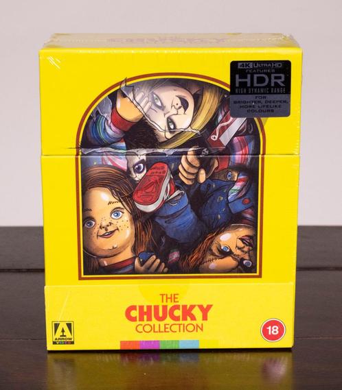 The Chucky Collection 4K UHD Blu-Ray Box Set (UK Import), Cd's en Dvd's, Blu-ray, Nieuw in verpakking, Horror, Boxset, Ophalen of Verzenden