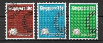 Singapore Michel 215-217 gestempeld  UPU beschikbaar voor biedingen