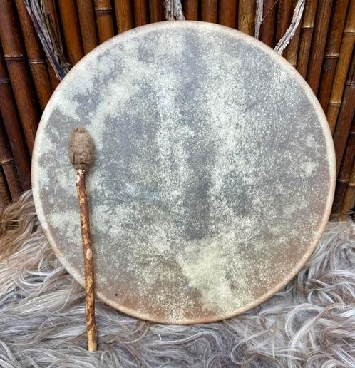 Sjamanendrum Eland 47 cm OVERGEDRAGEN, Muziek en Instrumenten, Percussie, Nieuw, Trommel, Ophalen of Verzenden