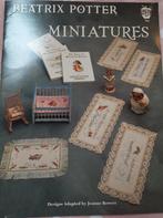 BORDUUR BOOK 598 BEATRIX POTTER MINIATURES, Verzenden, Zo goed als nieuw, Handborduren, Patroon