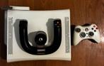 Xbox 360 + Draadloze Controller + Stuur + Games, Ophalen of Verzenden, Zo goed als nieuw, Met 2 controllers, Met games