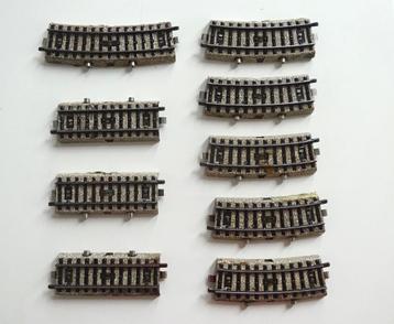9 Marklin schakelrails 5146 5147 5213 beschikbaar voor biedingen