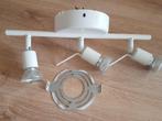 IKEA opbouwspot met 3 verstelbare lampen, Ophalen, Gebruikt, Metaal, Modern