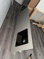 Aanrechtblad / keukenblad Evora Qstone Quartz grijs taupe, Huis en Inrichting, Keuken | Keukenelementen, Ophalen, Zo goed als nieuw