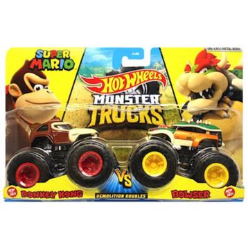 Hotwheels: Monster Trucks 2-Pack: Donkey Kong VS Bowser beschikbaar voor biedingen