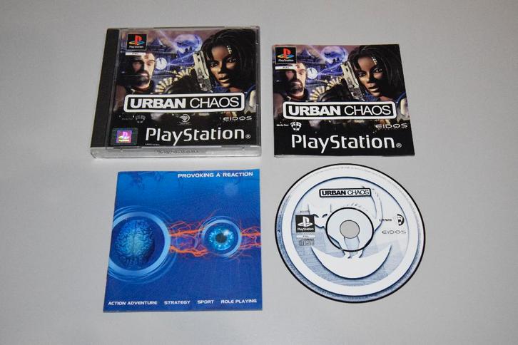 Playstation 1 (PSX): Urban Chaos, Spelcomputers en Games, Games | Sony PlayStation 1, Gebruikt, Avontuur en Actie, 1 speler, Vanaf 3 jaar